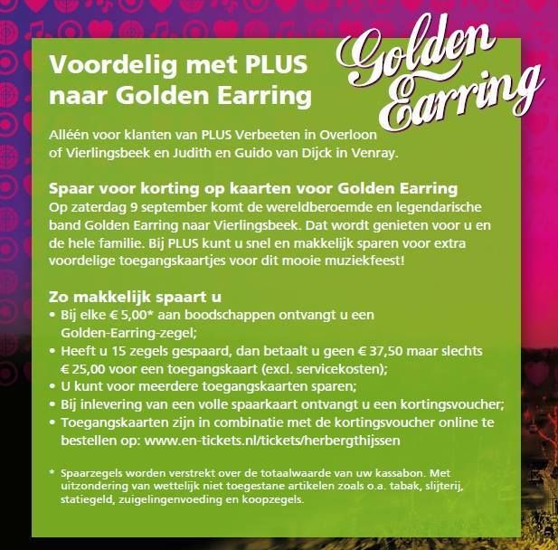 Golden Earring show ad September 09, 2017 Vierlingsbeek - Open Air Festival Vrijthof